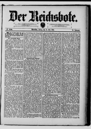Der Reichsbote vom 18.05.1883