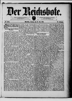 Der Reichsbote vom 20.05.1883