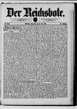 Der Reichsbote on May 26, 1883