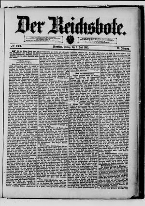 Der Reichsbote on Jun 1, 1883