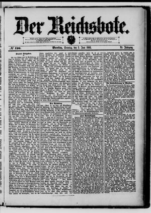 Der Reichsbote vom 03.06.1883