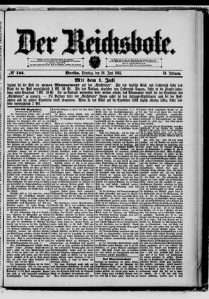 Der Reichsbote on Jun 26, 1883