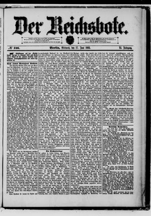 Der Reichsbote vom 27.06.1883