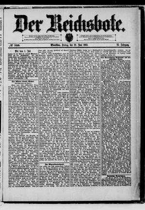 Der Reichsbote vom 29.06.1883