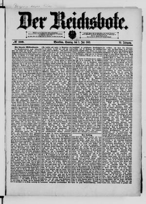 Der Reichsbote on Jul 1, 1883