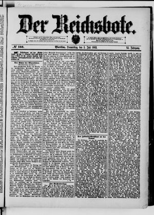 Der Reichsbote vom 05.07.1883