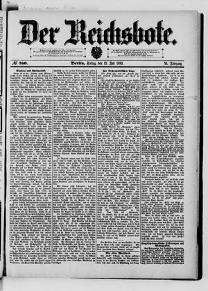 Der Reichsbote vom 13.07.1883