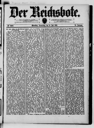 Der Reichsbote vom 19.07.1883