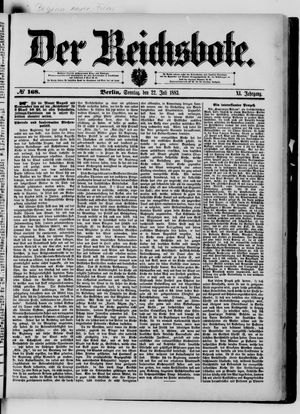 Der Reichsbote on Jul 22, 1883