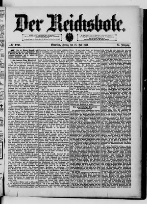 Der Reichsbote on Jul 27, 1883