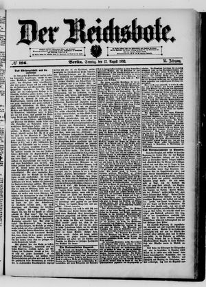 Der Reichsbote vom 12.08.1883