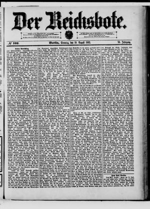 Der Reichsbote vom 19.08.1883