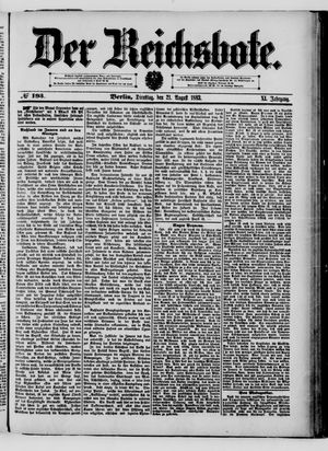 Der Reichsbote vom 21.08.1883