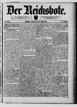 Der Reichsbote vom 22.08.1883