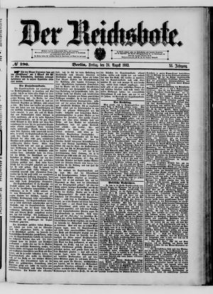 Der Reichsbote vom 24.08.1883