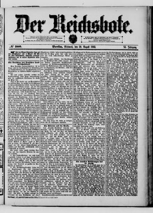 Der Reichsbote vom 29.08.1883
