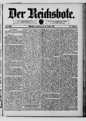 Der Reichsbote vom 30.08.1883