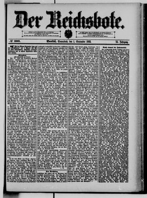 Der Reichsbote vom 01.09.1883