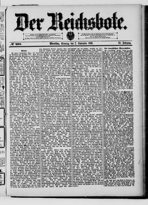 Der Reichsbote vom 02.09.1883