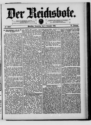 Der Reichsbote vom 06.09.1883