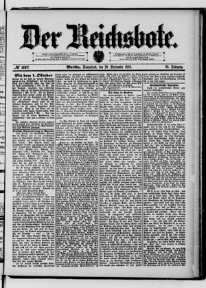 Der Reichsbote vom 29.09.1883