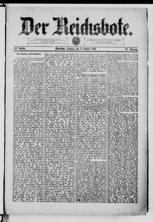 Der Reichsbote vom 02.10.1883