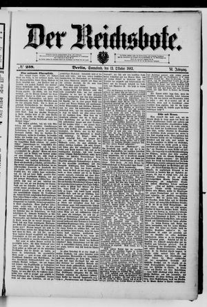 Der Reichsbote vom 13.10.1883