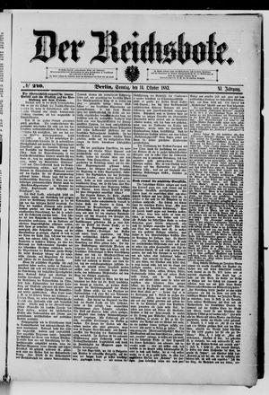 Der Reichsbote vom 14.10.1883