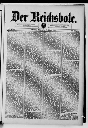 Der Reichsbote vom 17.10.1883