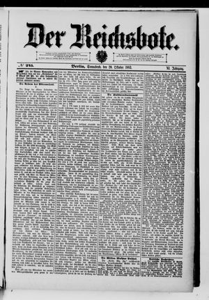 Der Reichsbote vom 20.10.1883