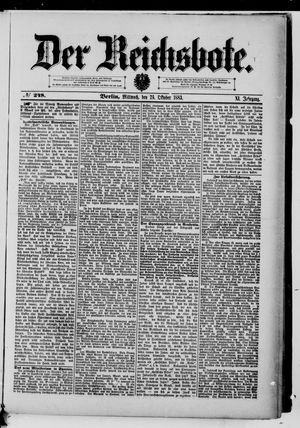 Der Reichsbote vom 24.10.1883