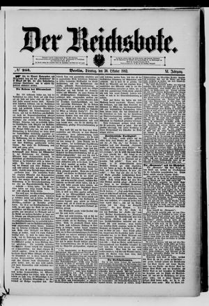 Der Reichsbote vom 30.10.1883