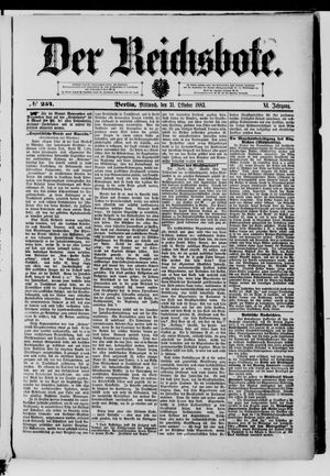 Der Reichsbote vom 31.10.1883