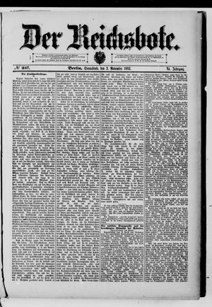 Der Reichsbote vom 03.11.1883