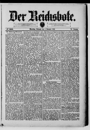 Der Reichsbote vom 07.11.1883
