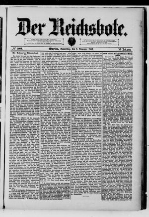 Der Reichsbote vom 08.11.1883