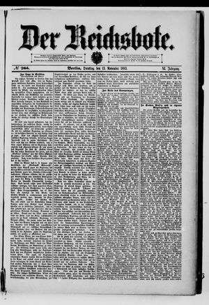 Der Reichsbote vom 13.11.1883