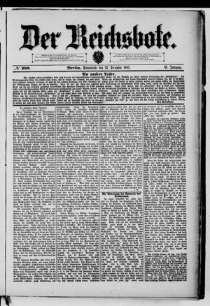Der Reichsbote vom 22.12.1883