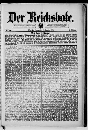 Der Reichsbote vom 25.12.1883
