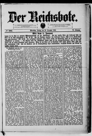 Der Reichsbote vom 28.12.1883