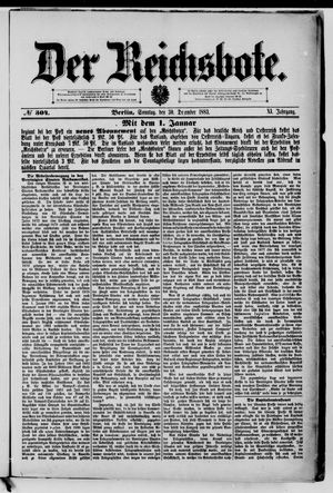 Der Reichsbote vom 30.12.1883