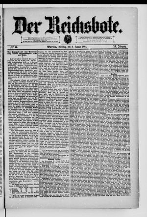 Der Reichsbote on Jan 8, 1884