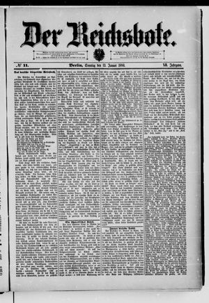 Der Reichsbote on Jan 13, 1884