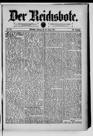 Der Reichsbote vom 20.01.1884