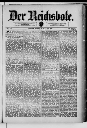 Der Reichsbote vom 30.01.1884