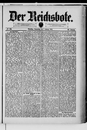 Der Reichsbote on Feb 7, 1884