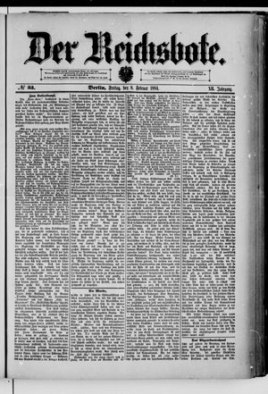 Der Reichsbote vom 08.02.1884