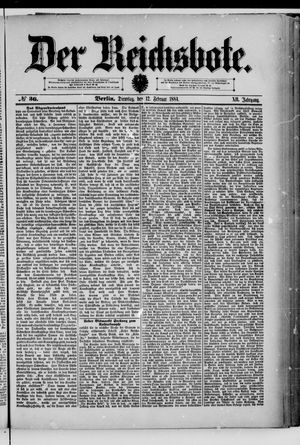 Der Reichsbote on Feb 12, 1884