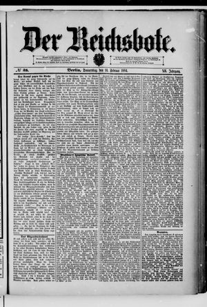 Der Reichsbote on Feb 14, 1884