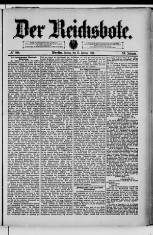 Der Reichsbote on Feb 15, 1884